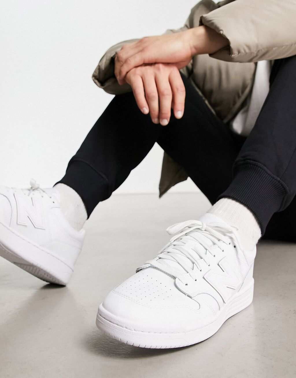 

Белые кроссовки New Balance 480, Белый