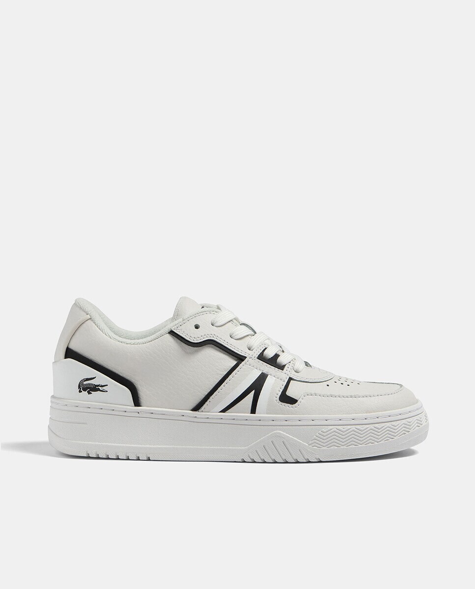 

L001 женские кожаные кроссовки Lacoste, белый