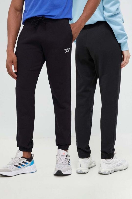 

Хлопковые спортивные брюки Reebok, черный