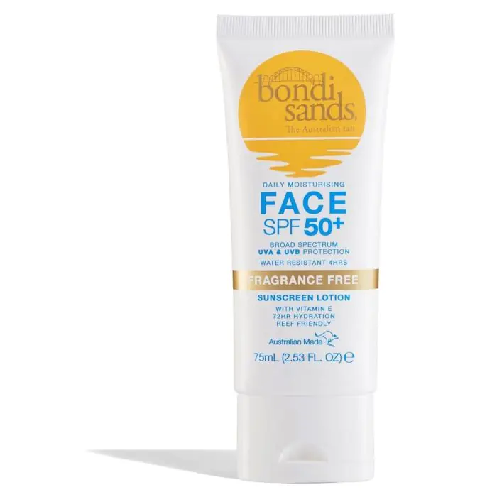 

Солнцезащитный крем crema facial hidratante spf50+ Bondi Sands, объем 75 мл