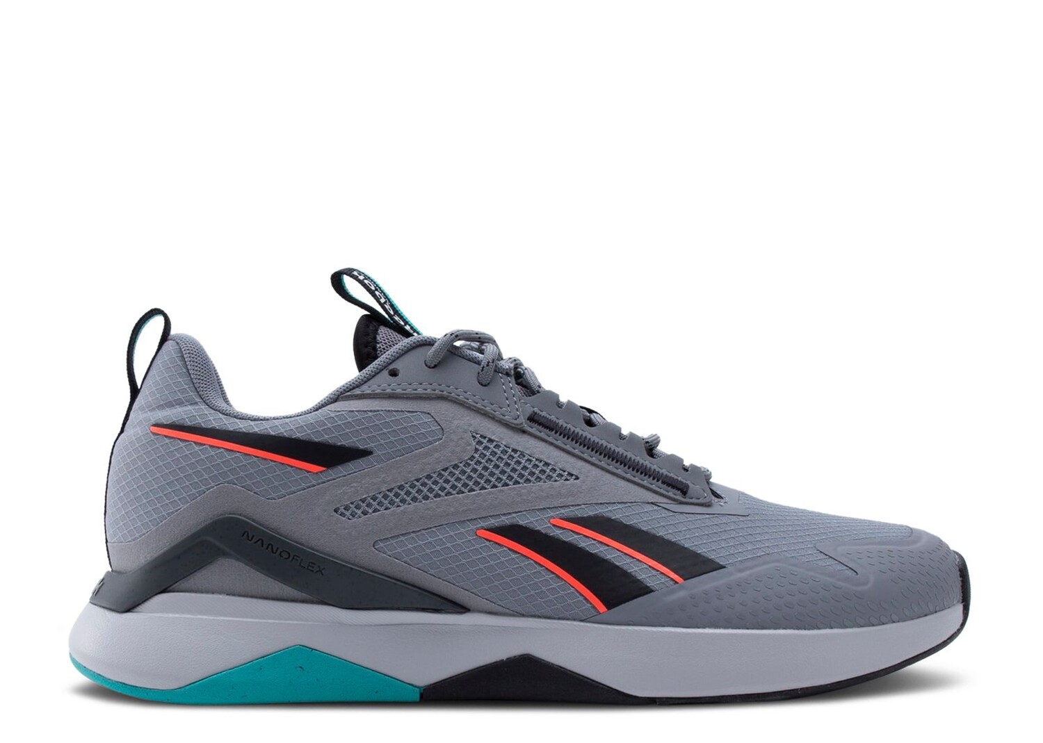 

Кроссовки Reebok Nanoflex Adventure Tr 'Grey Orange Teal', серый