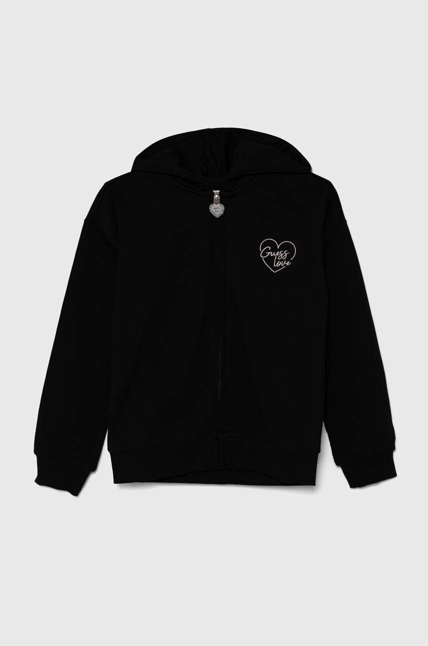 

Хлопковая толстовка Guess для мальчика/девочки, черный