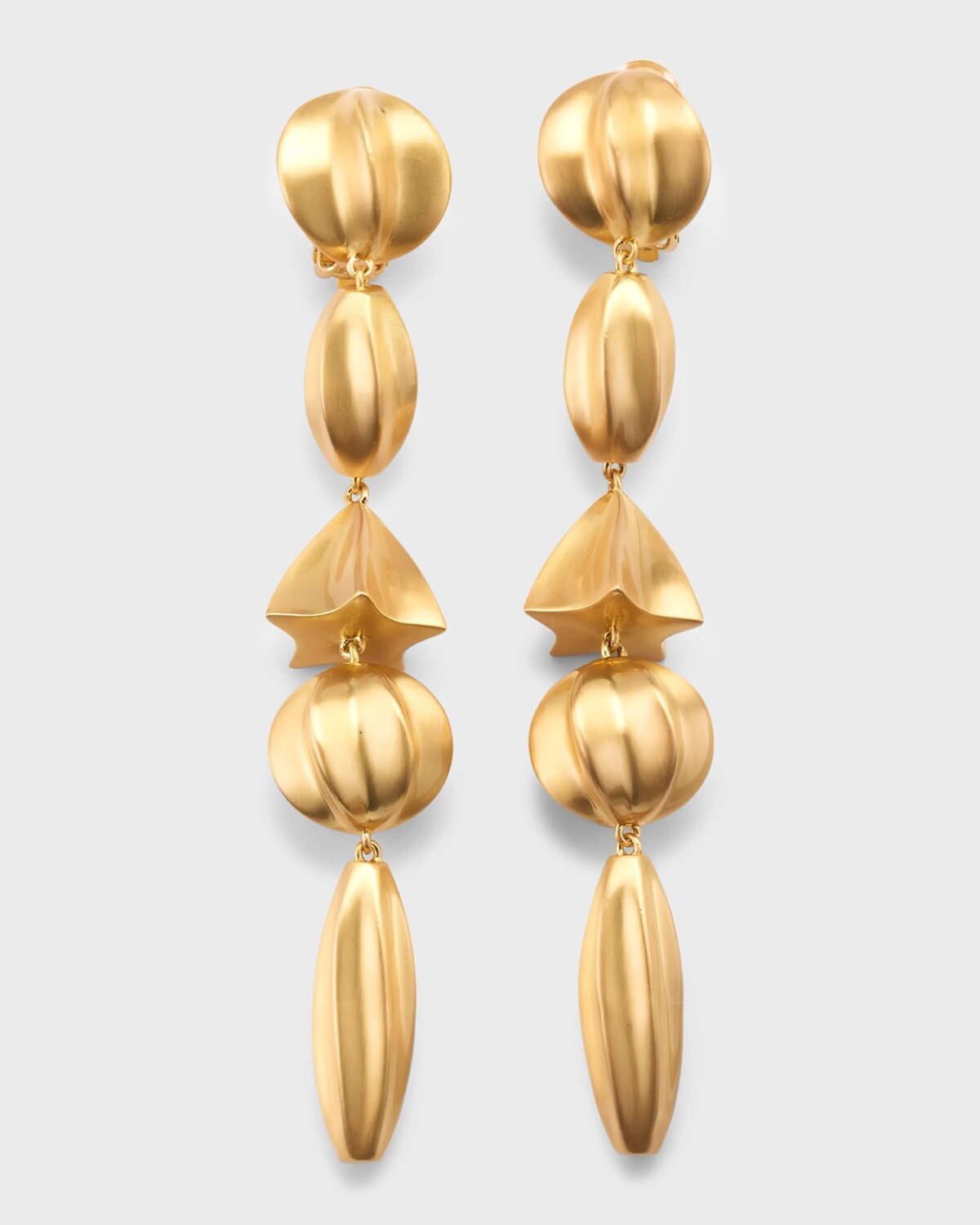 

Серьги-клипсы Illene Cult Gaia, цвет Brushed Brass