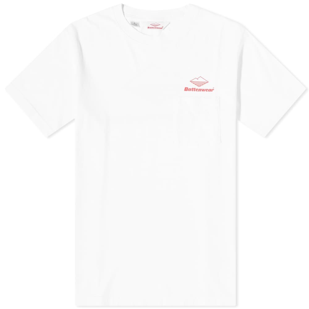 

Футболка с карманами Battenwear Team, белый
