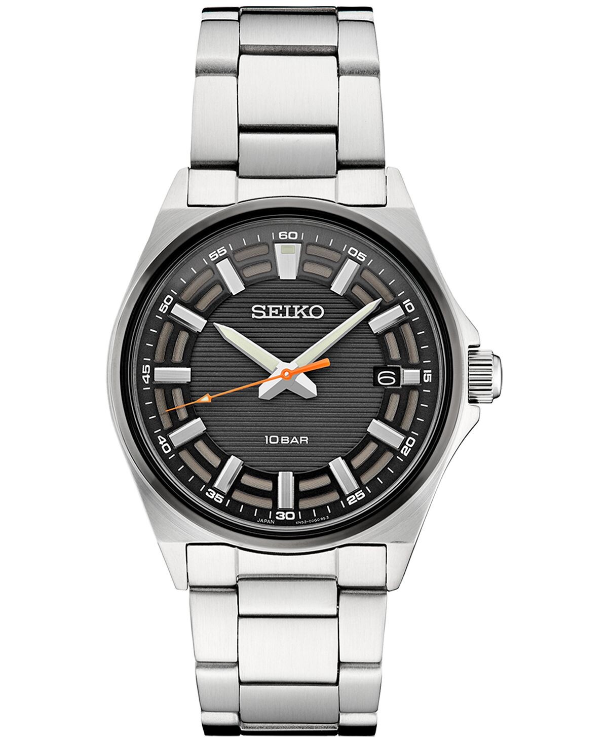 

Мужские аналоговые часы Essentials с браслетом из нержавеющей стали, 40 мм Seiko