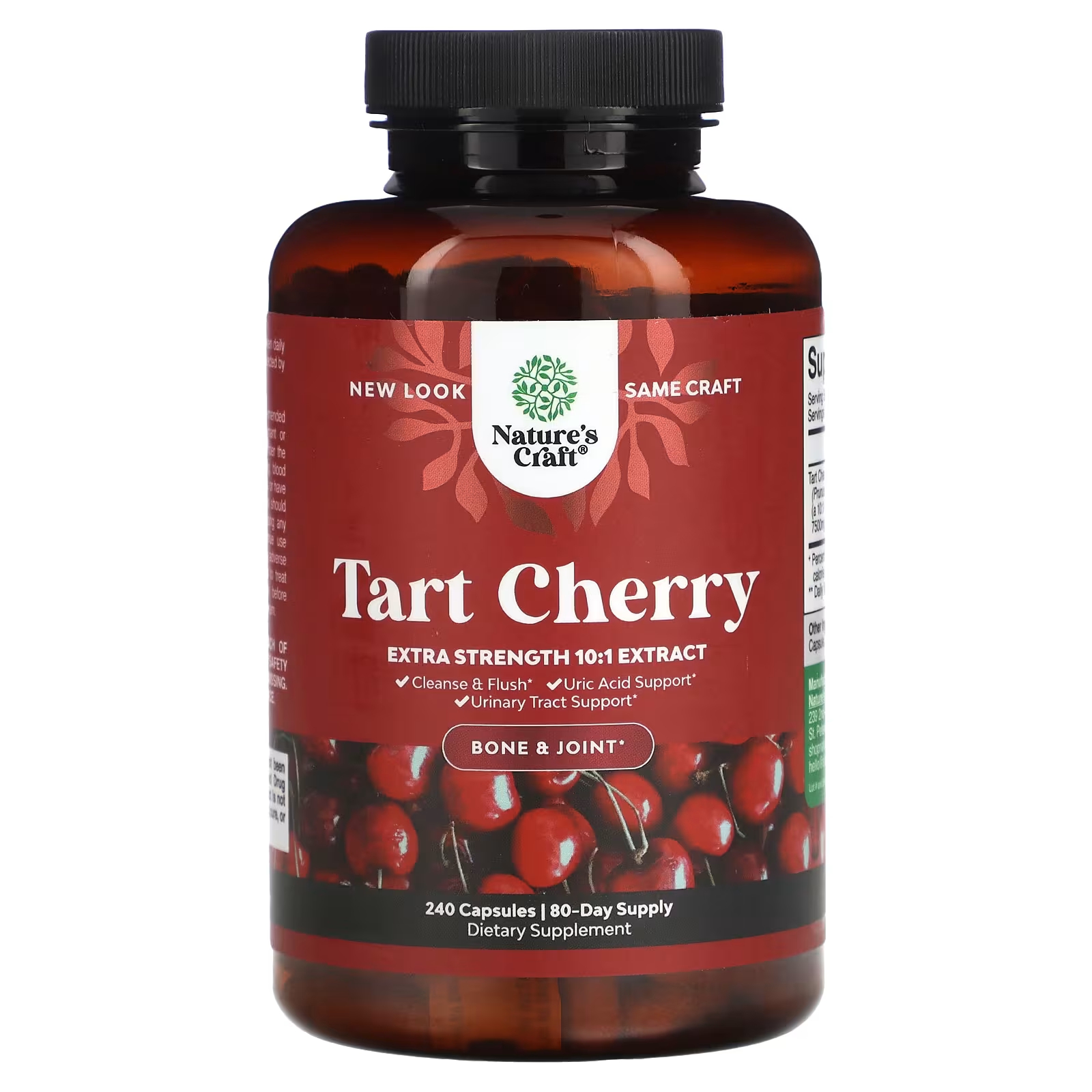 Экстракт Nature's Craft Tart Cherry Extra Strength, 240 капсул