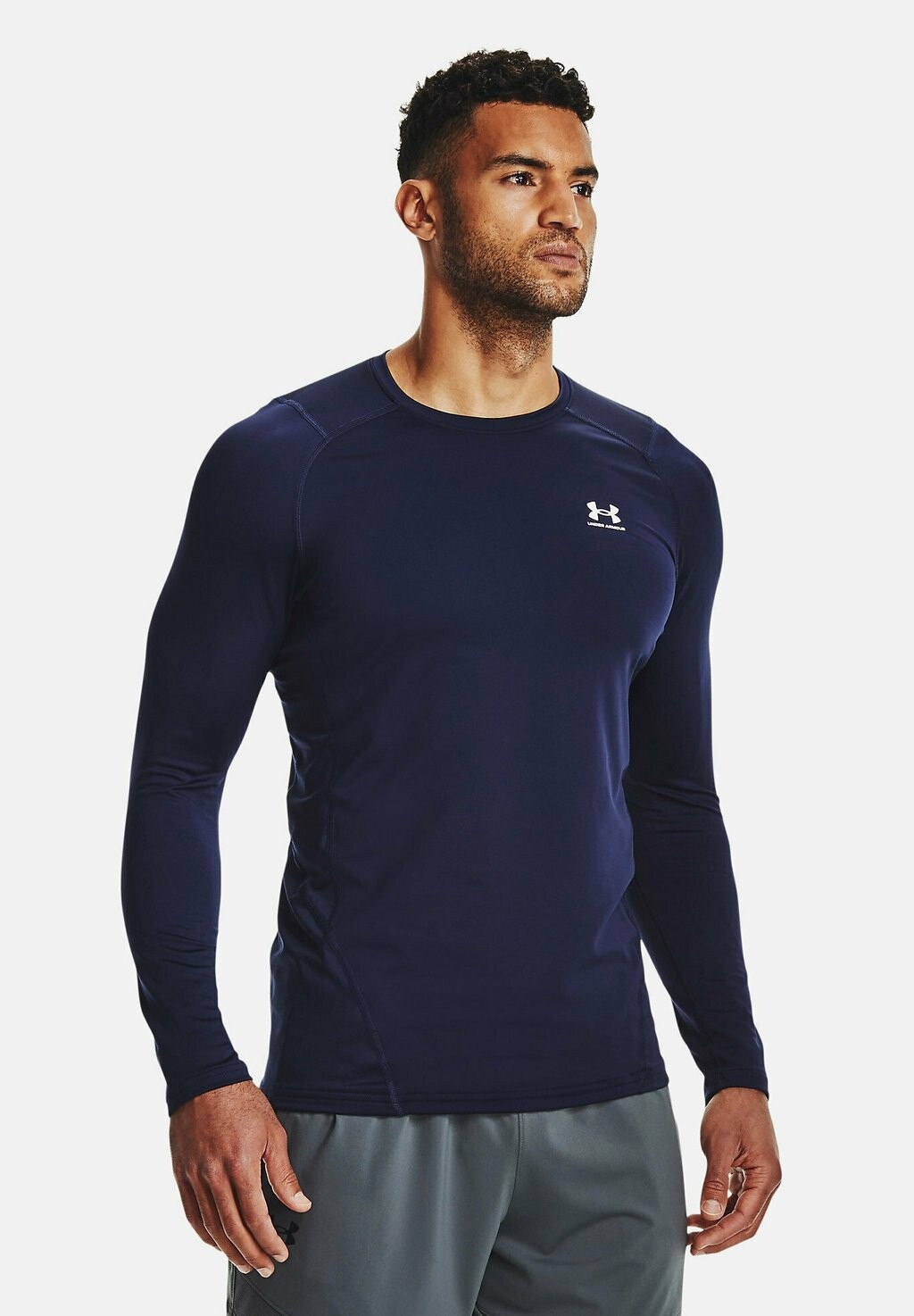 

Футболка с длинными рукавами LONG SLEVES FITTED CREW Under Armour, темно-синий