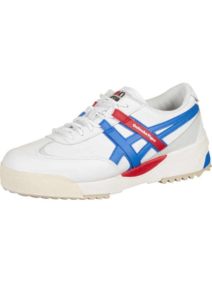 

Кроссовки на шнуровке Onitsuka Tiger, цвет white/electric blue