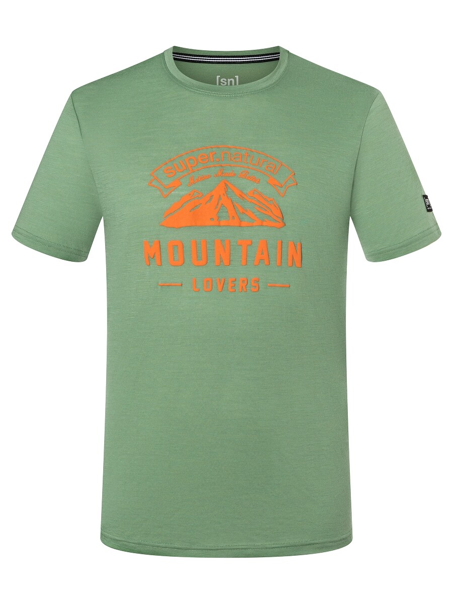 

Рубашка super.natural Merino T Shirt, зеленый