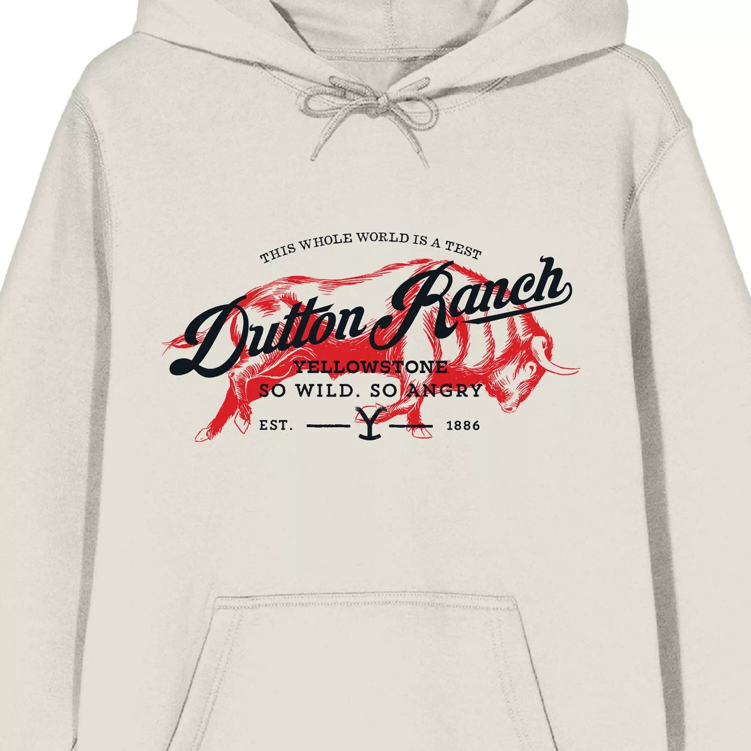 

Мужская толстовка с рисунком Yellowstone Dutton Ranch Licensed Character