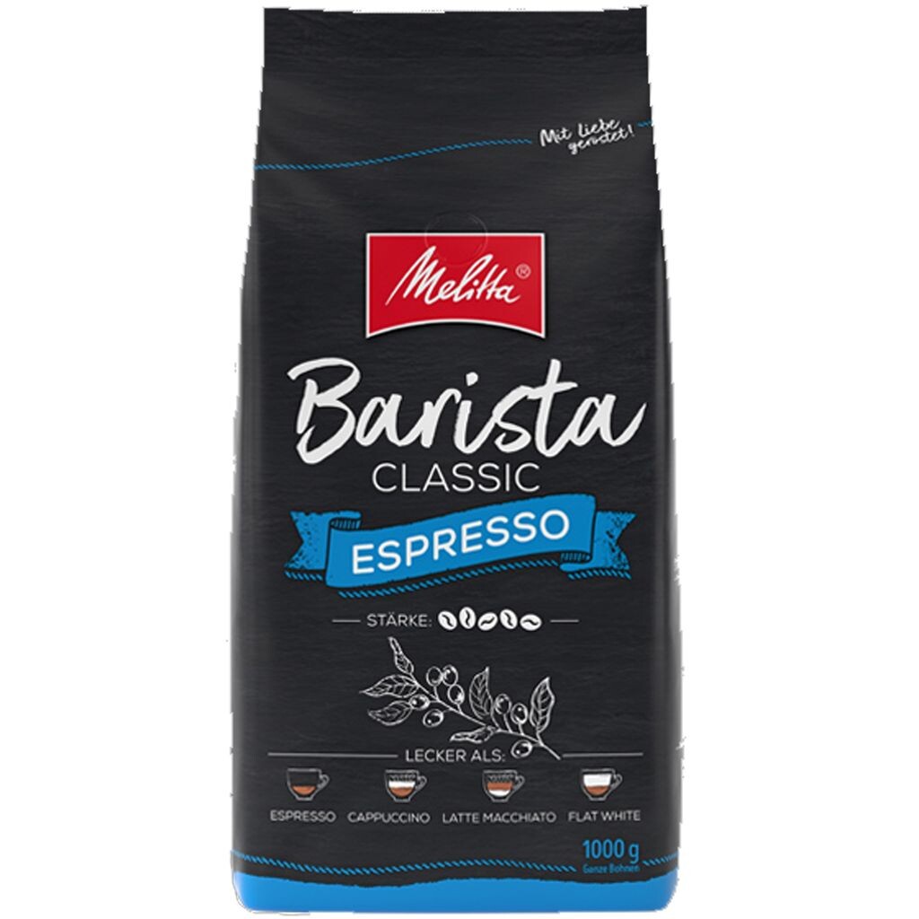 

MELITTA Кофе в зернах Barista Espresso 1 кг мощный и пряный