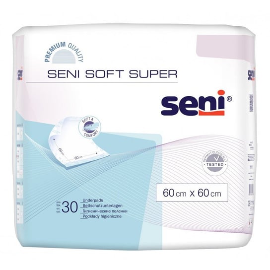 Прокладки гигиенические Seni Soft Super, 30 шт., 60х60см seni soft normal пеленки гигиенические 90х60 см 30 шт