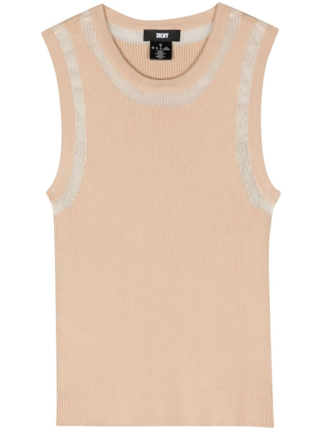 

DKNY топ в рубчик, серый