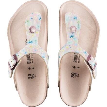 

Сандалии Gizeh – для девочек Birkenstock, цвет Floral Rose/Birko-Flor