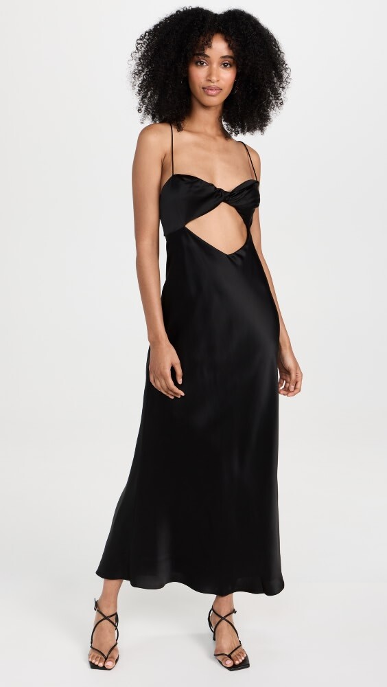 

Платье The Sei Twist Bandeau Cutout, черный