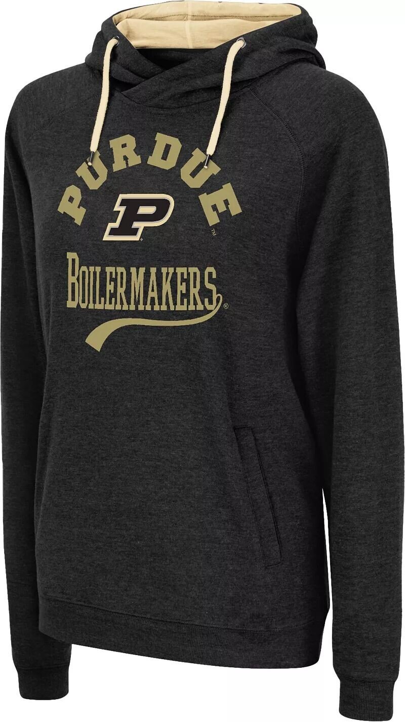 

Colosseum Женская черная толстовка Purdue Boilermakers