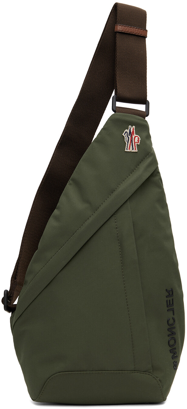 

Зеленая сумка для переноски Moncler Grenoble