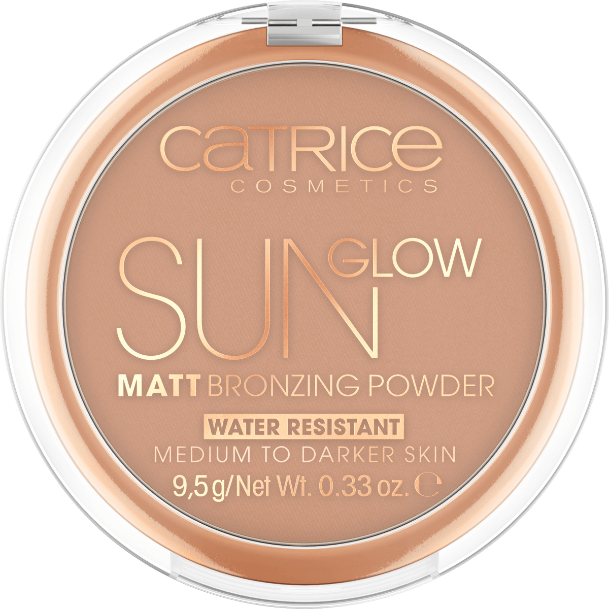 Бронзер Puder Sun Glow Matt 35 Универсальный 9,5г Catrice