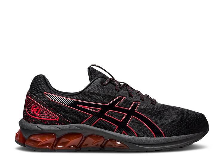 Кроссовки ASICS GEL QUANTUM 180 7 'BLACK RED ALERT', черный кроссовки gel quantum 180 black electric red asics черный