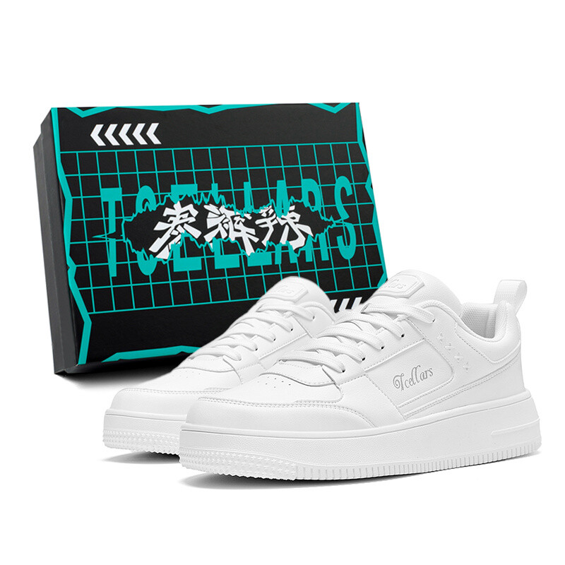 

Кроссовки TCELLARS Skateboarding Shoes Unisex Low-top, белый/зеленый