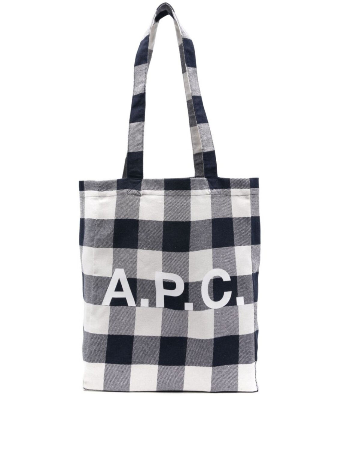 

A.P.C. сумка-тоут с логотипом, синий