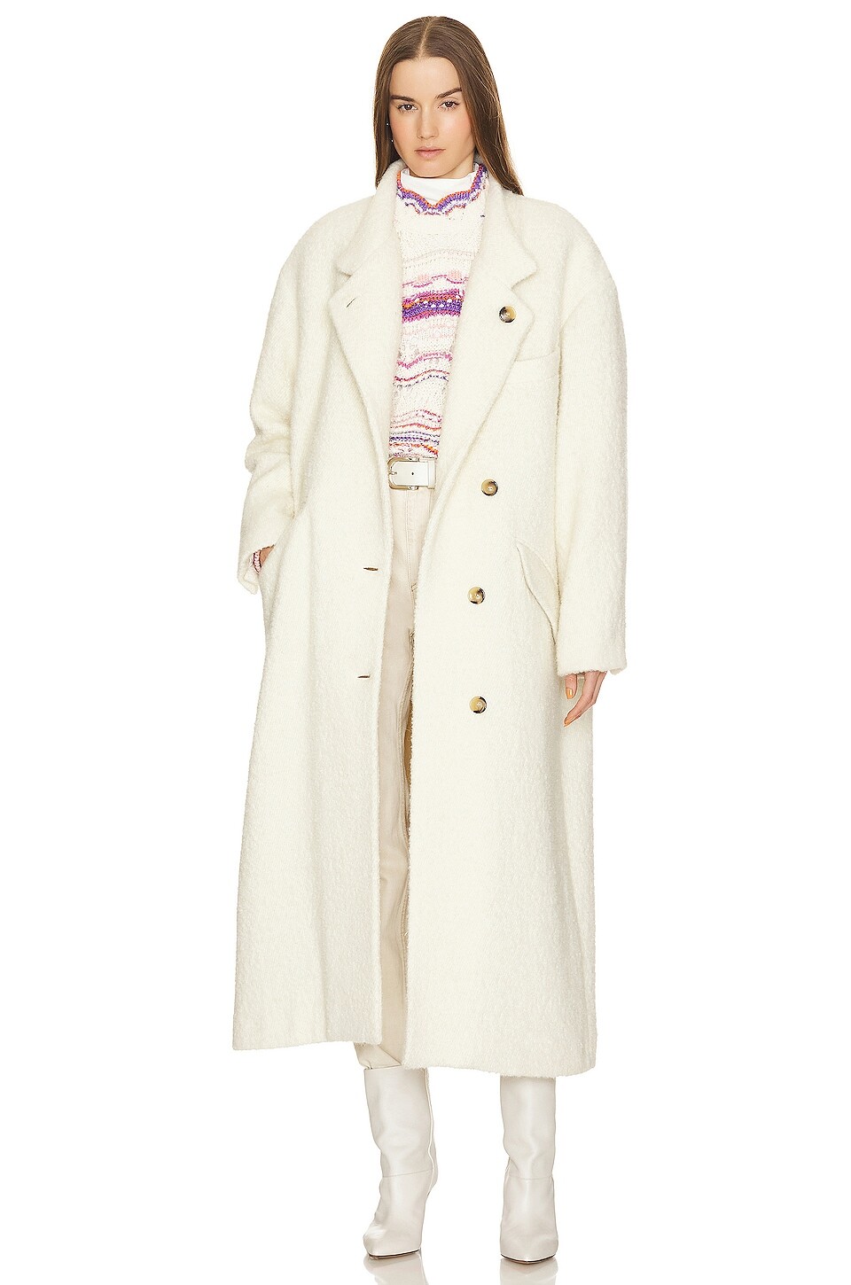 

Пальто Isabel Marant Etoile Sabine, экрю