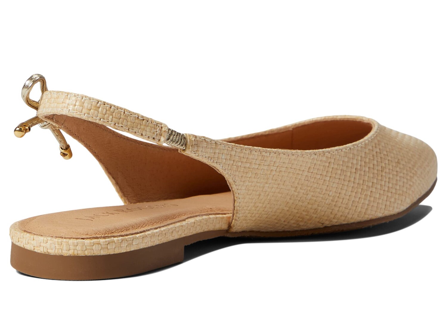 

Обувь на низком каблуке Jack Rogers Serena Slingback Flat Rattan