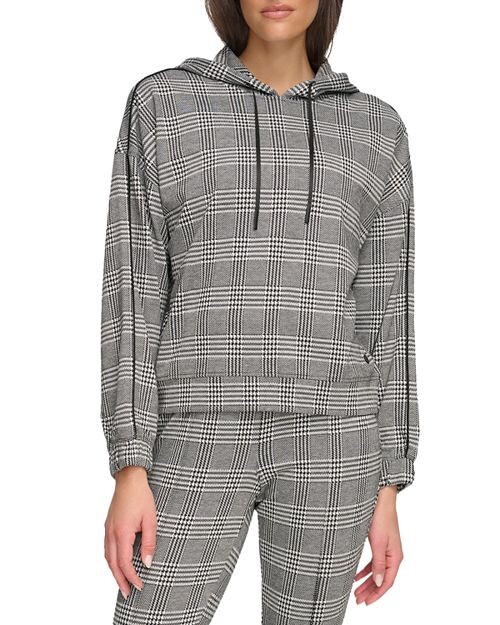 

Толстовка в клетку с узором «гусиные лапки» Marc New York, цвет Black