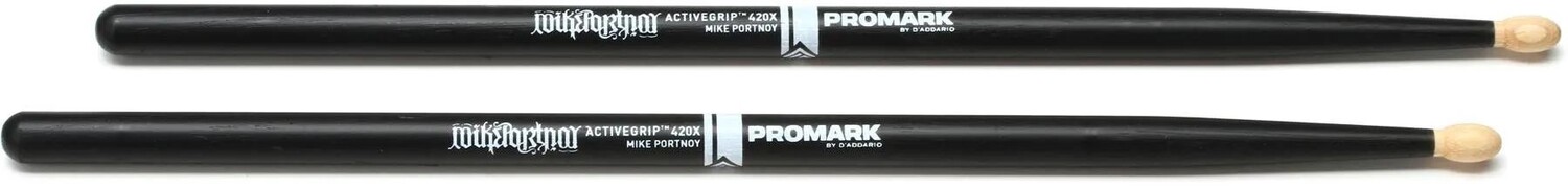 

Promark Mike Portnoy ActiveGrip 420X Hickory — 5A — деревянный наконечник