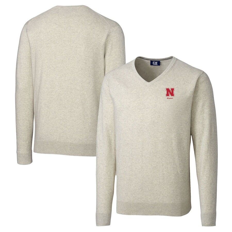 

Свитер Cutter & Buck Nebraska Huskers, серый