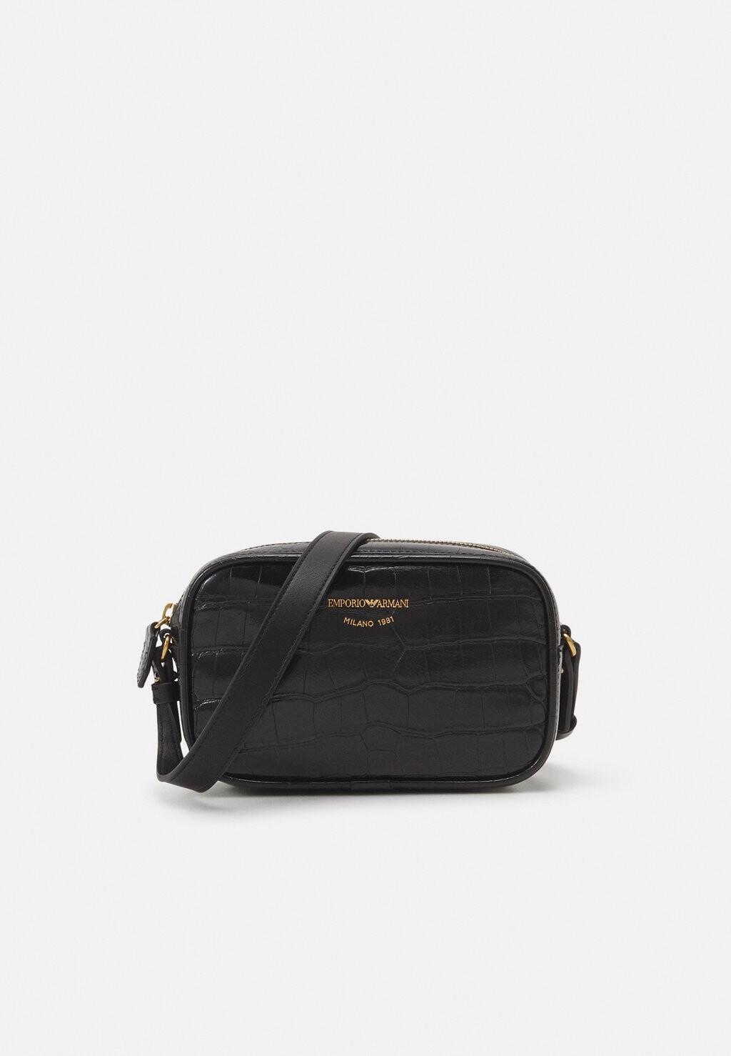 

Сумка через плечо CAMERA CASE DEER CAMERA CASE CROC Emporio Armani, черный