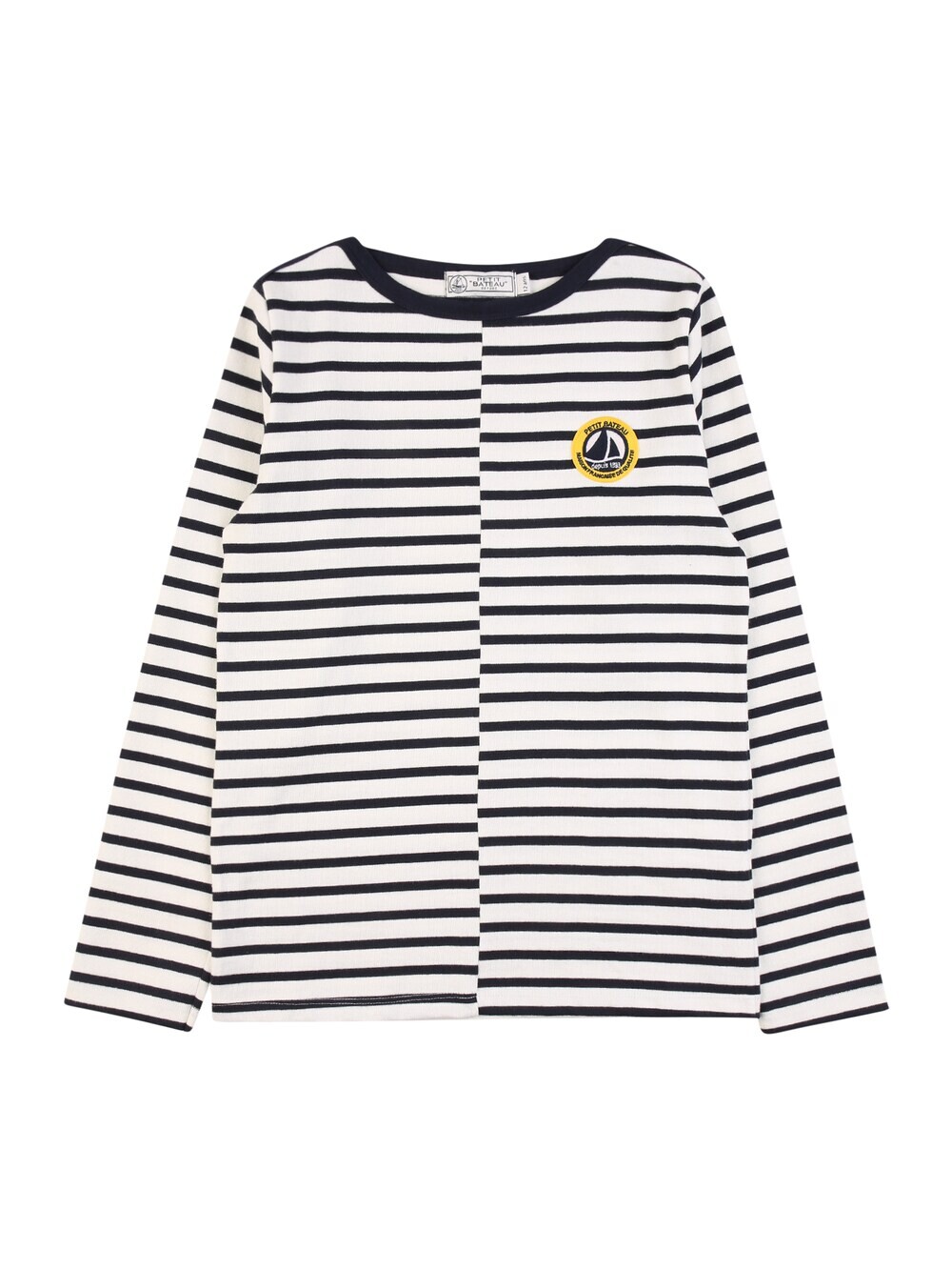 

Рубашка PETIT BATEAU MARINIERE, графит/белый