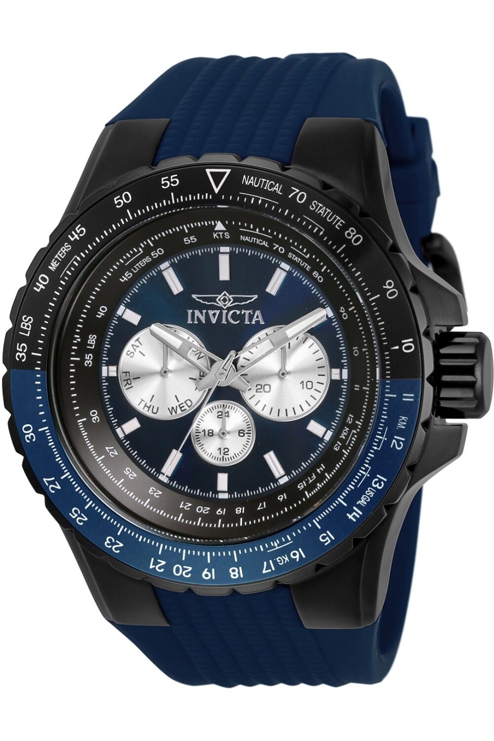 

Часы авиатор 33037 50 мм Invicta, черный