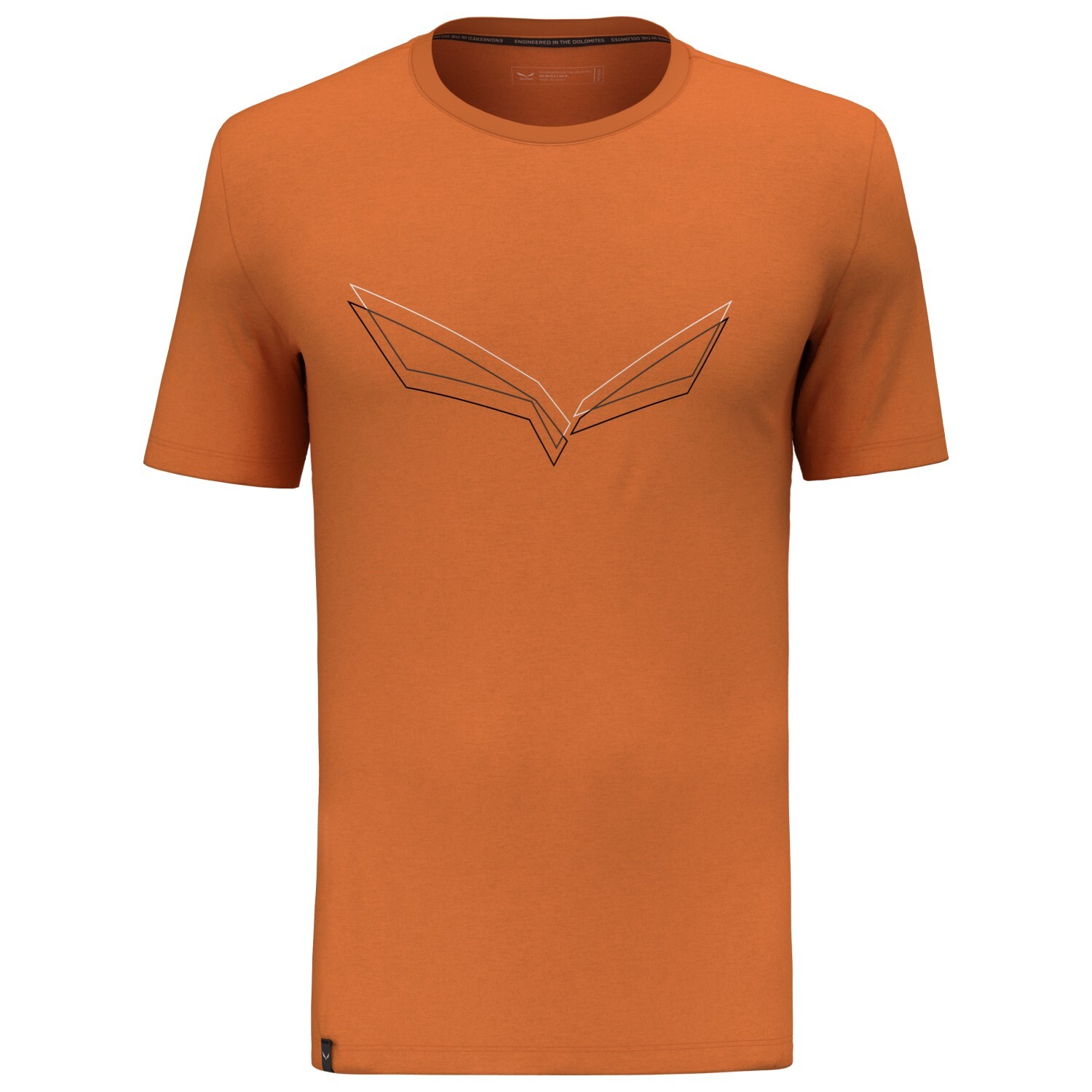 Функциональная рубашка Salewa Pure Eagle Frame Dry T Shirt, цвет Burnt Orange katkani men s ultra light pure titanium tr90 eyeglasses frame comfortable full frame optical prescription glasses frame y2002