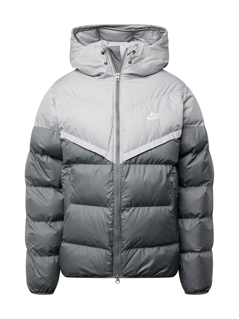 

Зимняя куртка Nike Sportswear, серый/светло-серый