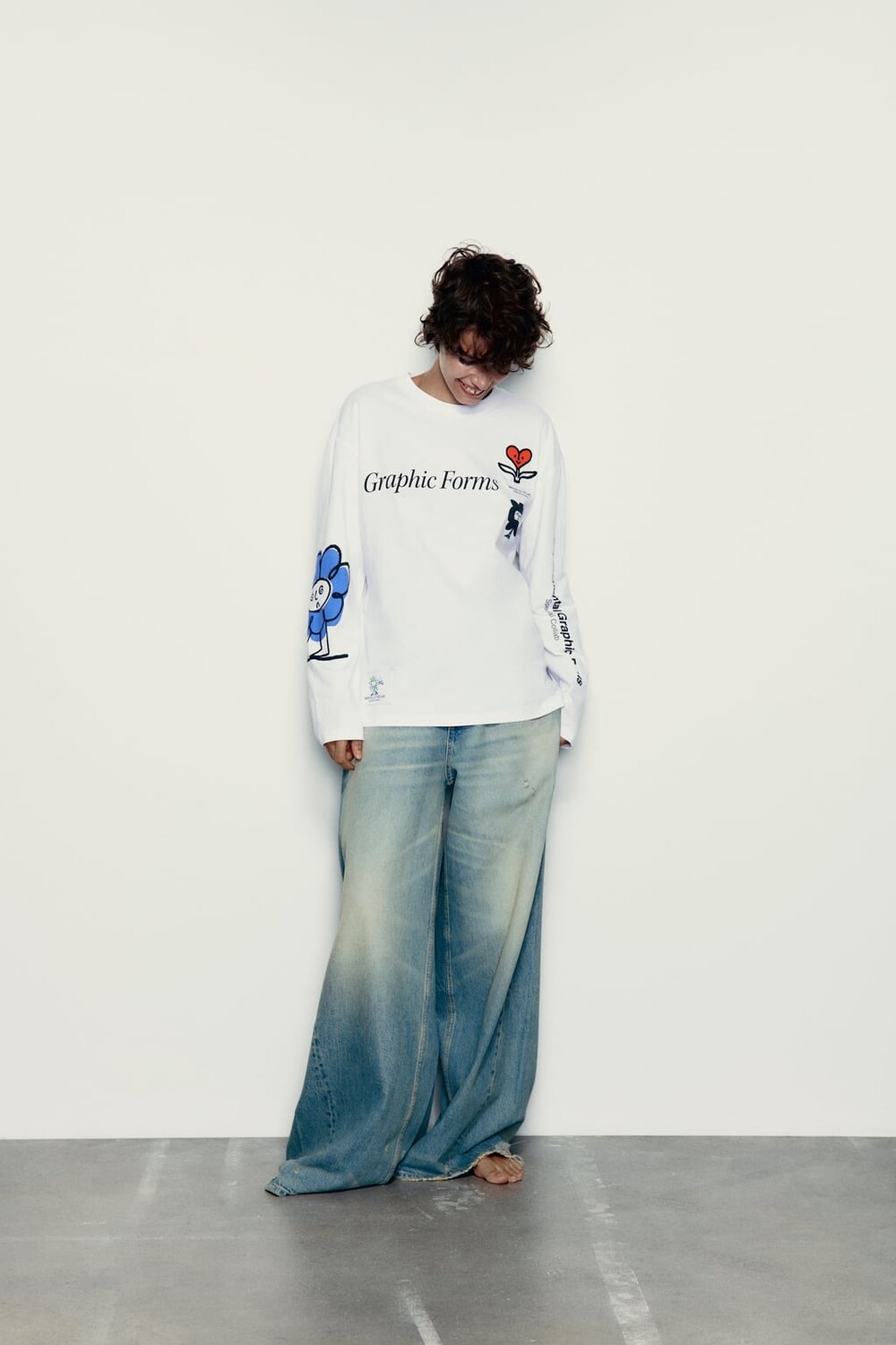 

Футболка Марчелло Велью ZARA, белый