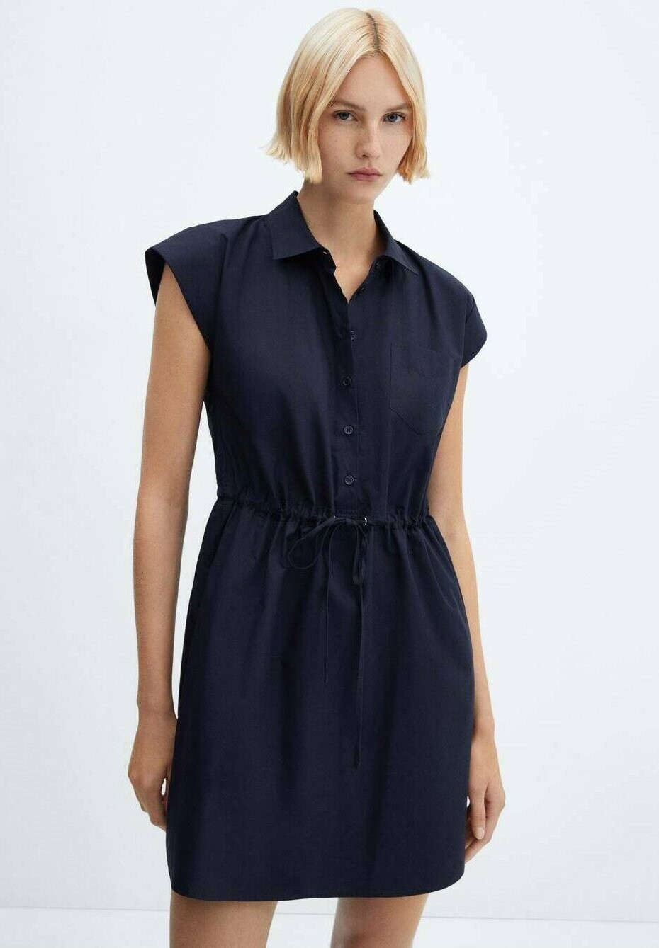 

Платье-рубашка Popis-H Mango, цвет dark navy