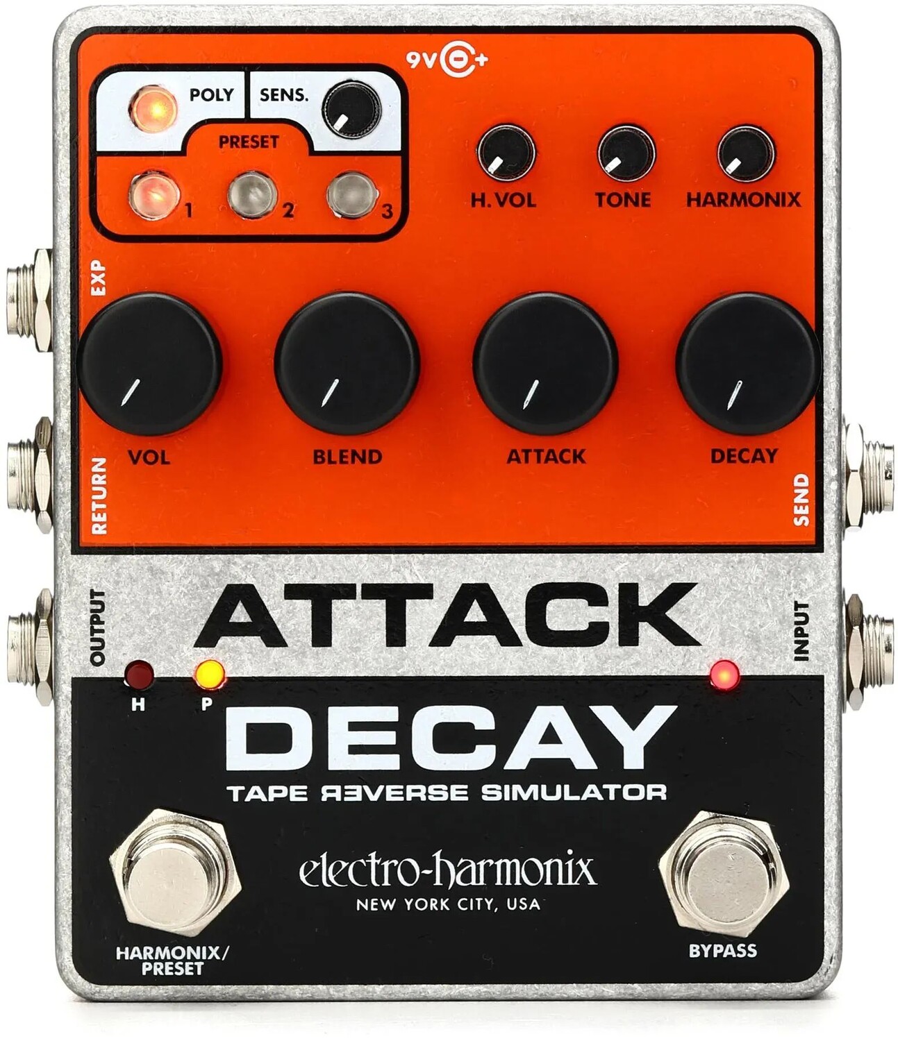 

Педаль-симулятор реверса Electro-Harmonix Attack Decay Tape