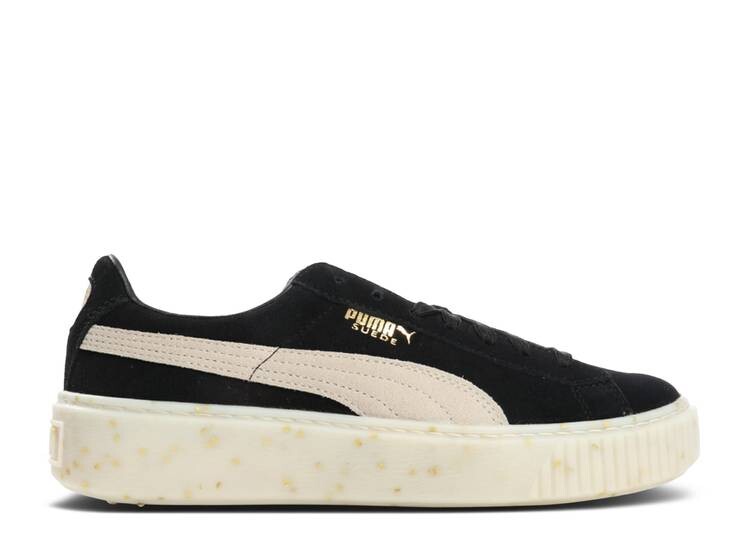 

Кроссовки Puma WMNS SUEDE PLATFORM 'CELEBRATE - BLACK GOLD', черный