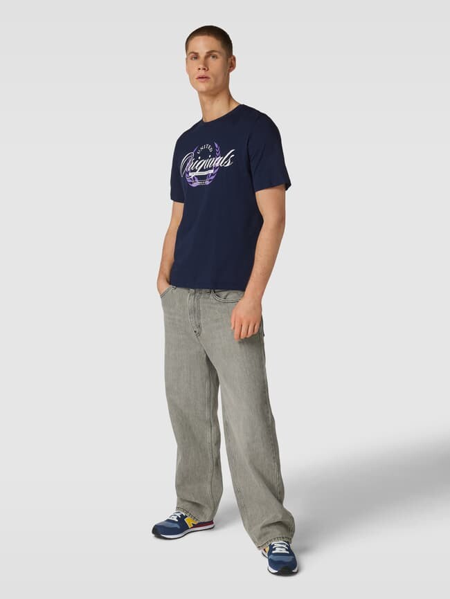 

Футболка с мотивным принтом модель «JORBOOSTER» Jack & Jones, темно-синий