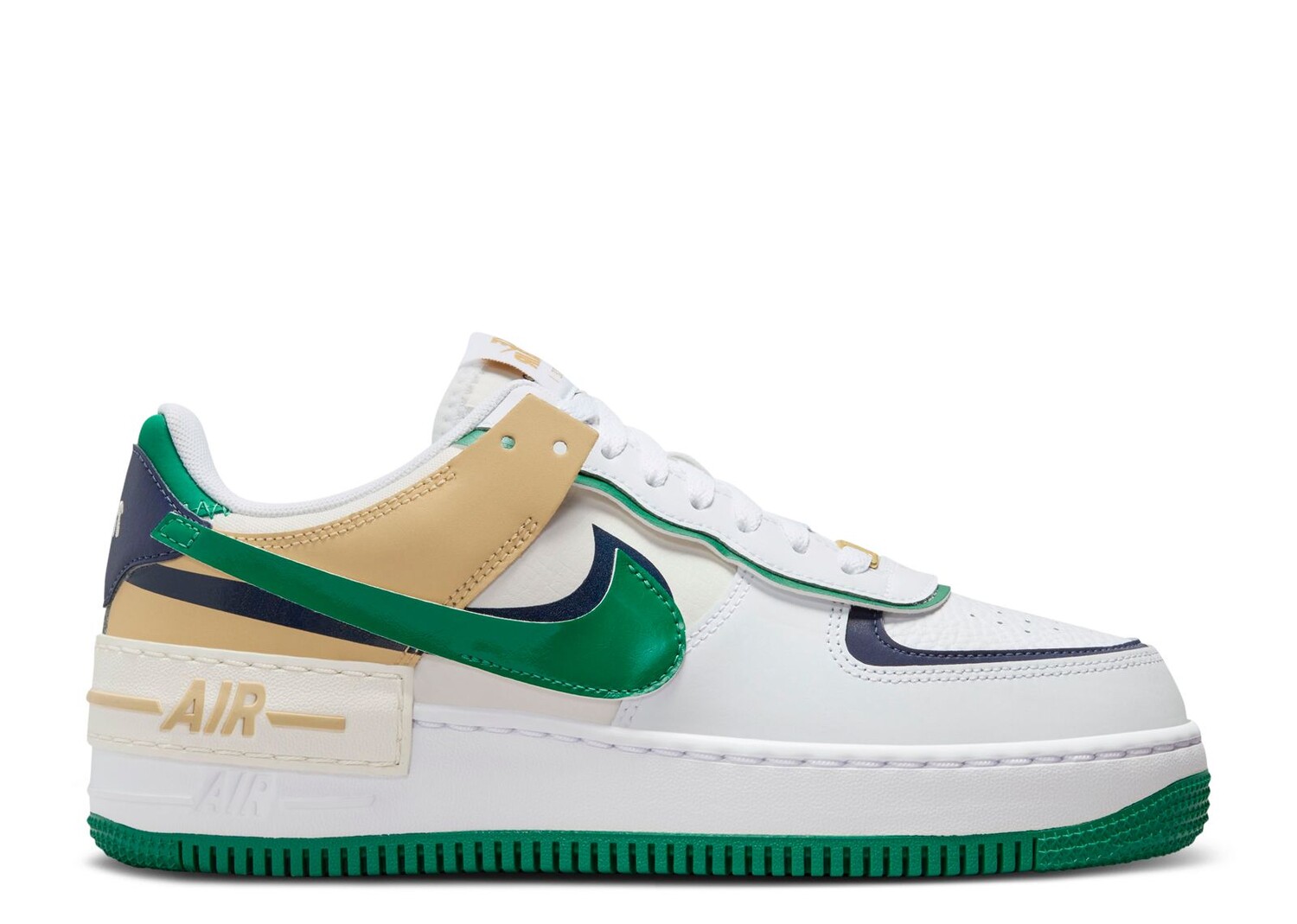 

Кроссовки Nike Wmns Air Force 1 Shadow 'White Malachite Sesame', белый