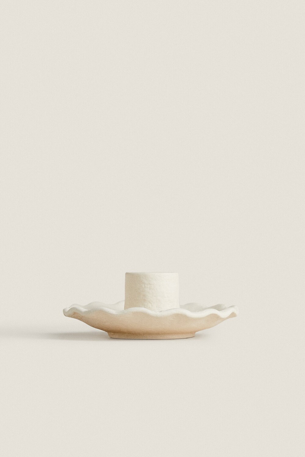 

Грубая текстура подсвечник Zara, экрю