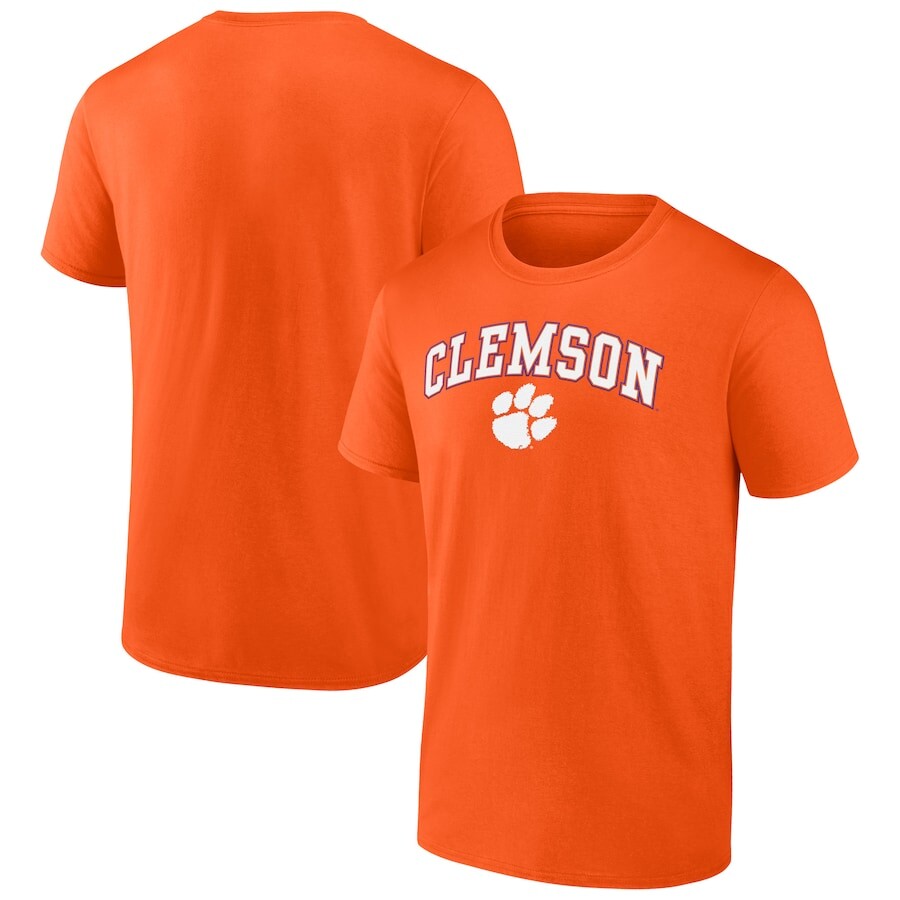 

Футболка с коротким рукавом Fanatics Branded Clemson Tigers, оранжевый