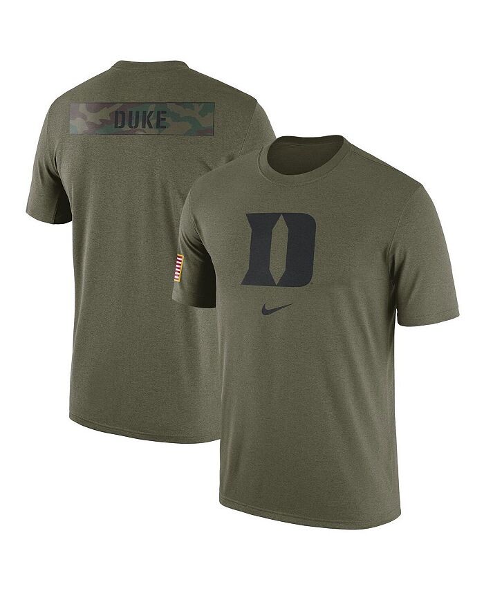 

Мужская оливковая футболка в стиле милитари Duke Blue Devils Pack Nike, зеленый