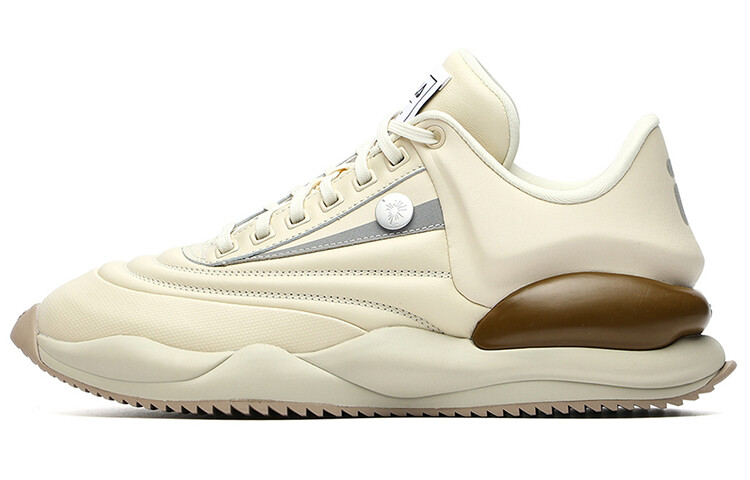 

Низкие массивные кроссовки Mihara x Fila FM-6 Бежевые