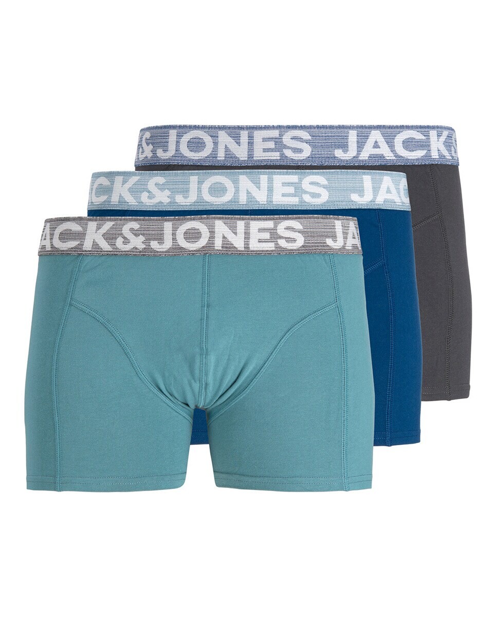 

Набор из 3 мужских трусов и логотипа Jack & Jones, серый