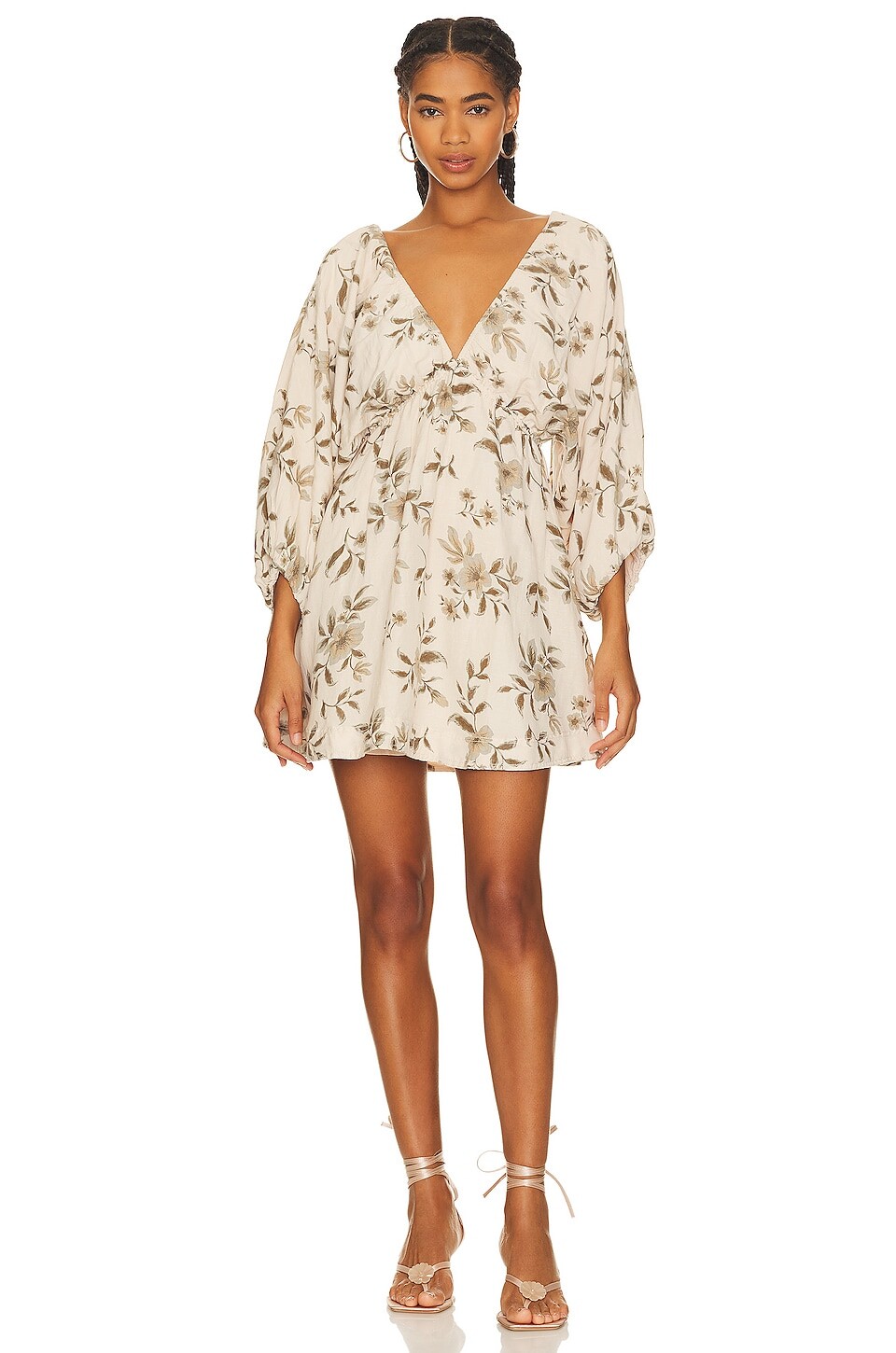 

Платье мини Free People Portia, цвет Tea Combo