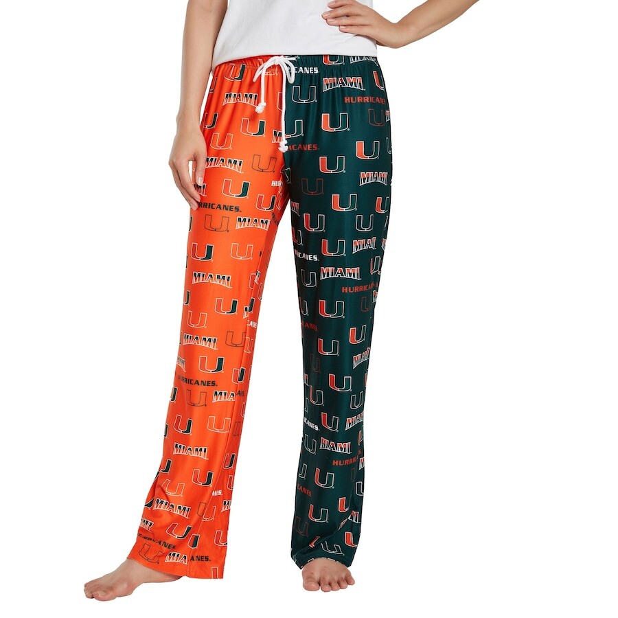 

Пижамные брюки Concepts Sport Miami Hurricanes, зеленый
