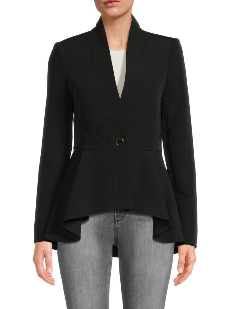 

Пати Блейзер с баской Donna Karan, черный