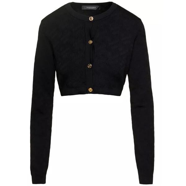 

Кардиган knit colour allover cardigan Versace, черный